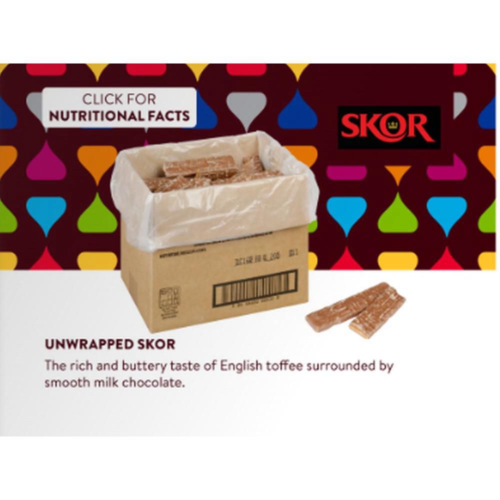 Skor Unwrapped Chocolate - Bulk, 5 Kg