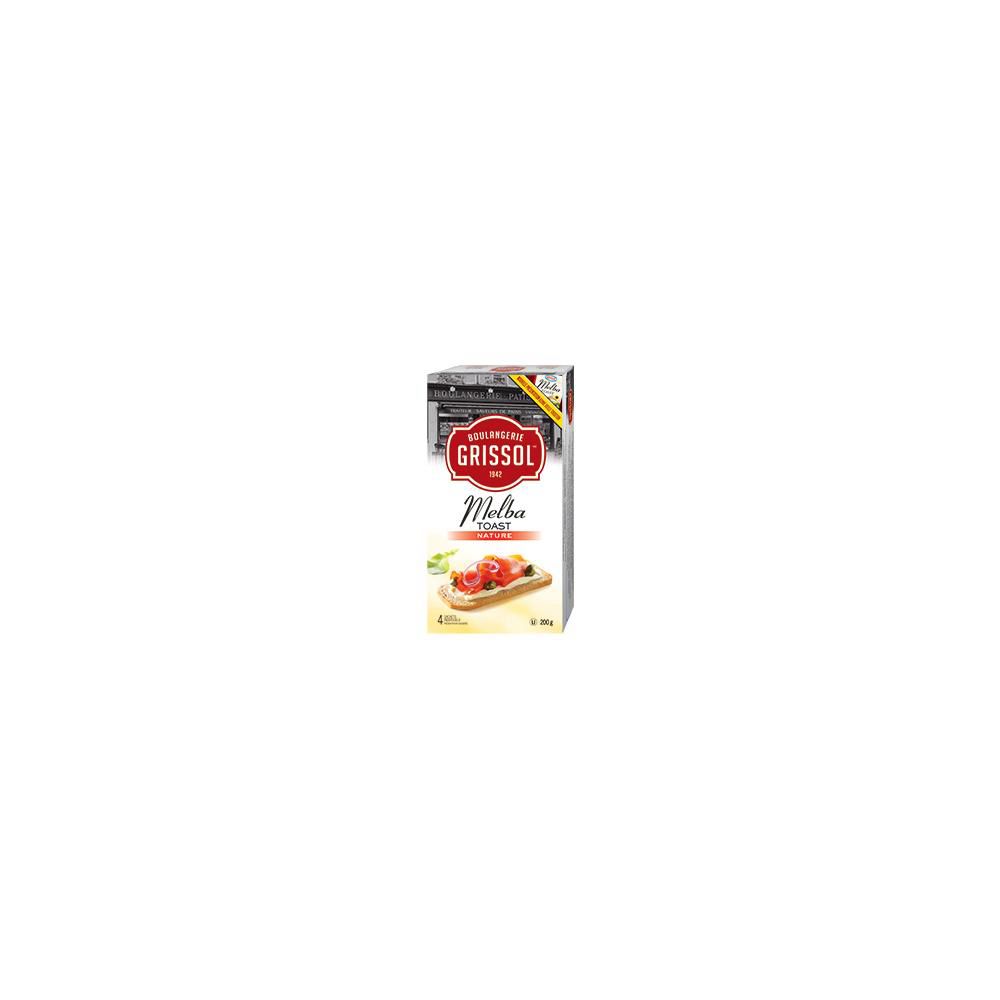 Grissol Original Melba Toast, 200 G -- 12 Per Case