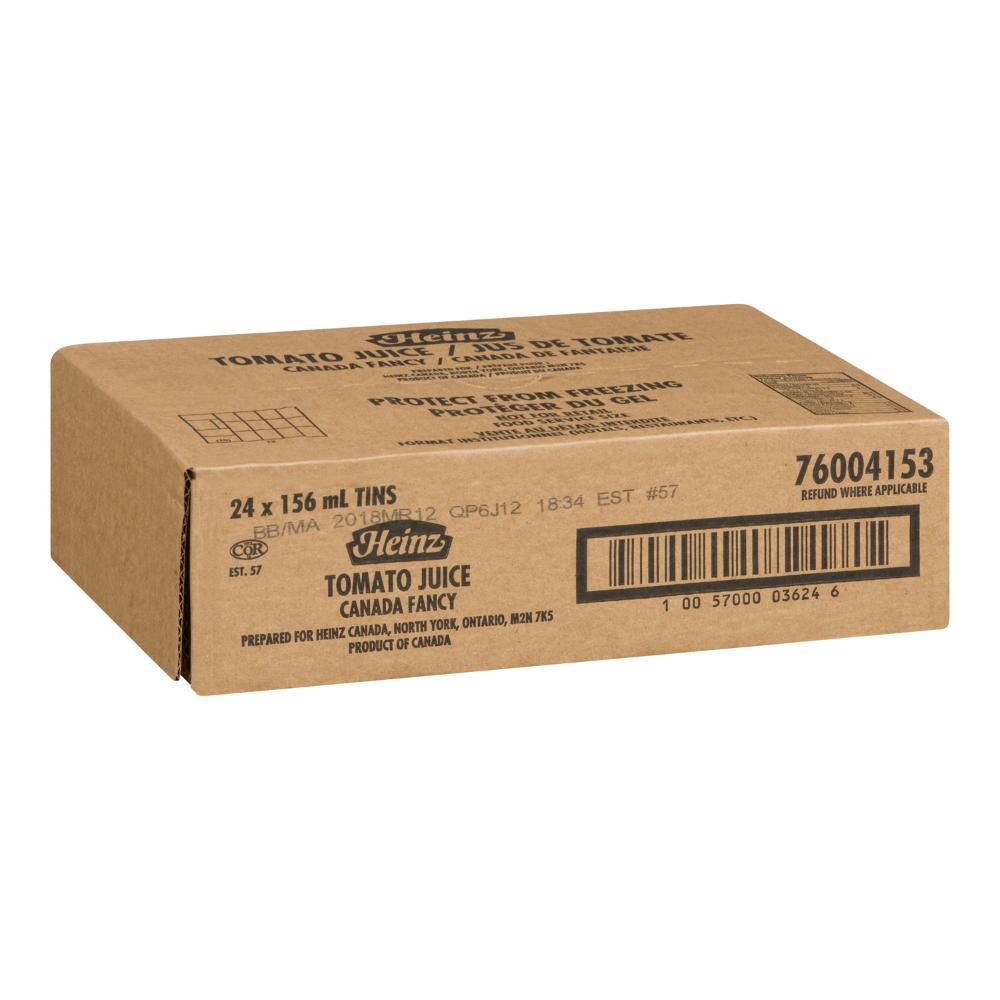 Heinz Tomato Juice, 156 Ml -- 24 Per Case