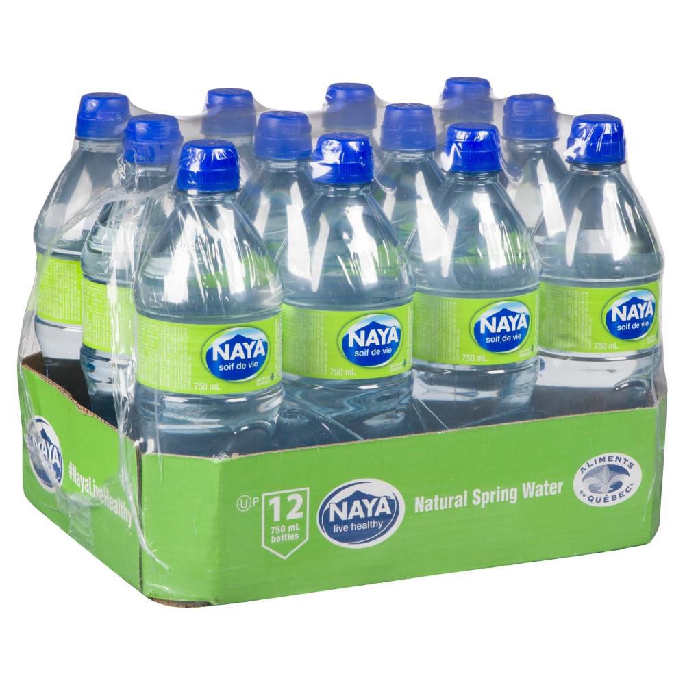 Naya Sports Spring Water, 750 Ml -- 12 Per Case