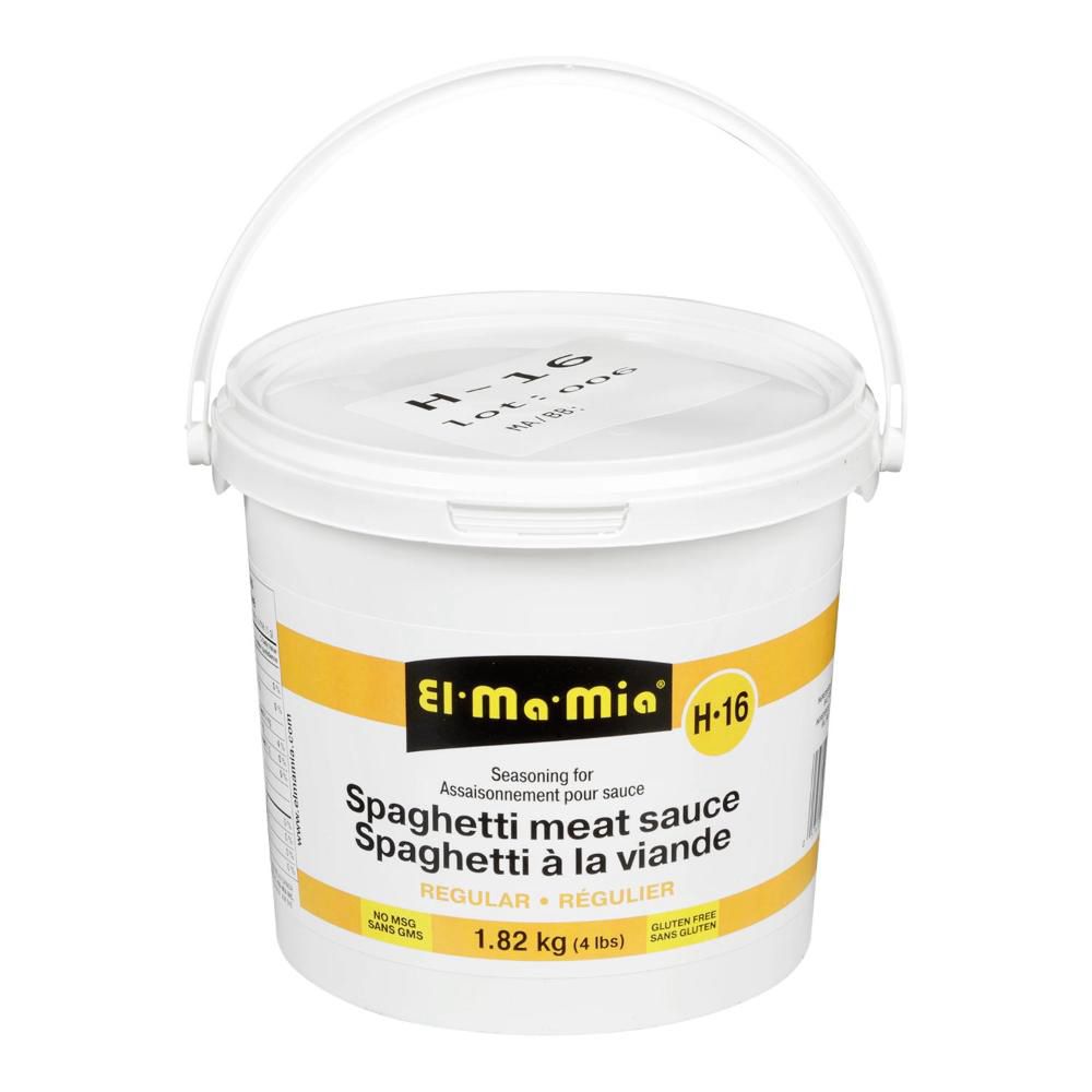 El Ma Mia Regular Seasoning For Meat Spaghetti Sauce, 1.81 Kg -- 2 Per Case