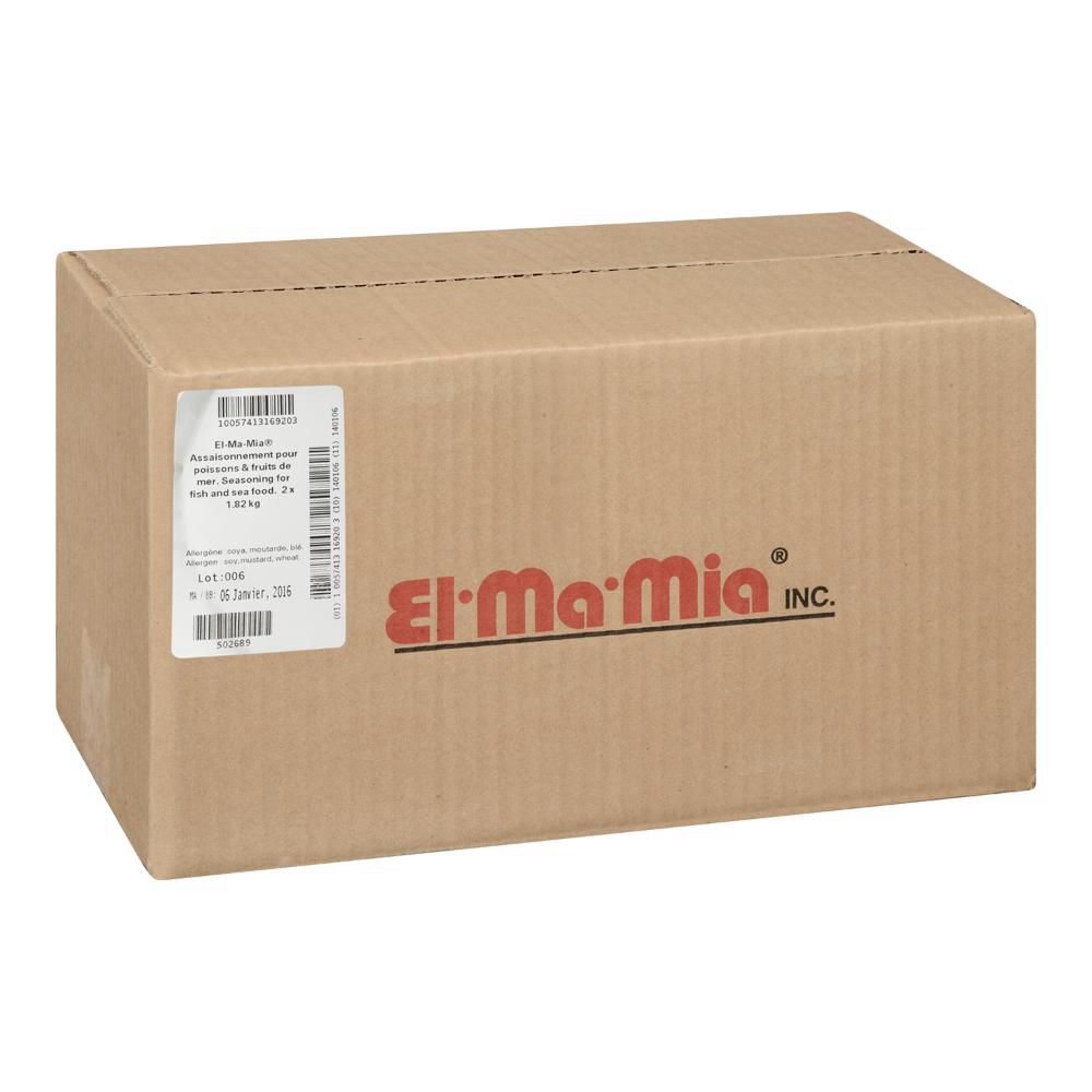 El Ma Mia Fish And Seafood Seasoning, 1.82 Kg -- 2 Per Case