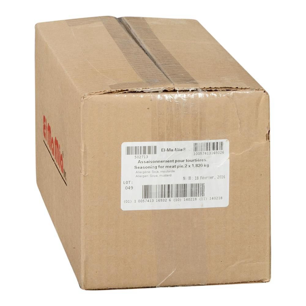 El Ma Mia Meat Pie Seasoning, 1.82 Kg -- 6 Per Case