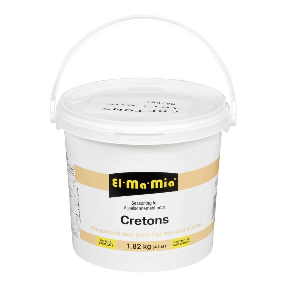 El Ma Mia Assaisonnement Pour Cretons, 1,82 Kg -- 2 Par Boîte