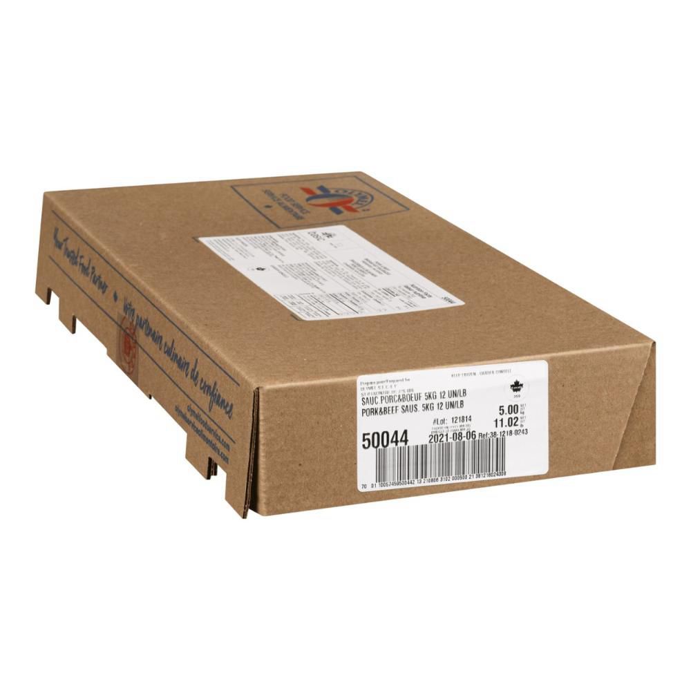 Olymel Basic Saucisse De Petit-déjeuner Au Porc Et Au Bœuf Avec Boyau De Collagène, 5 Kg
