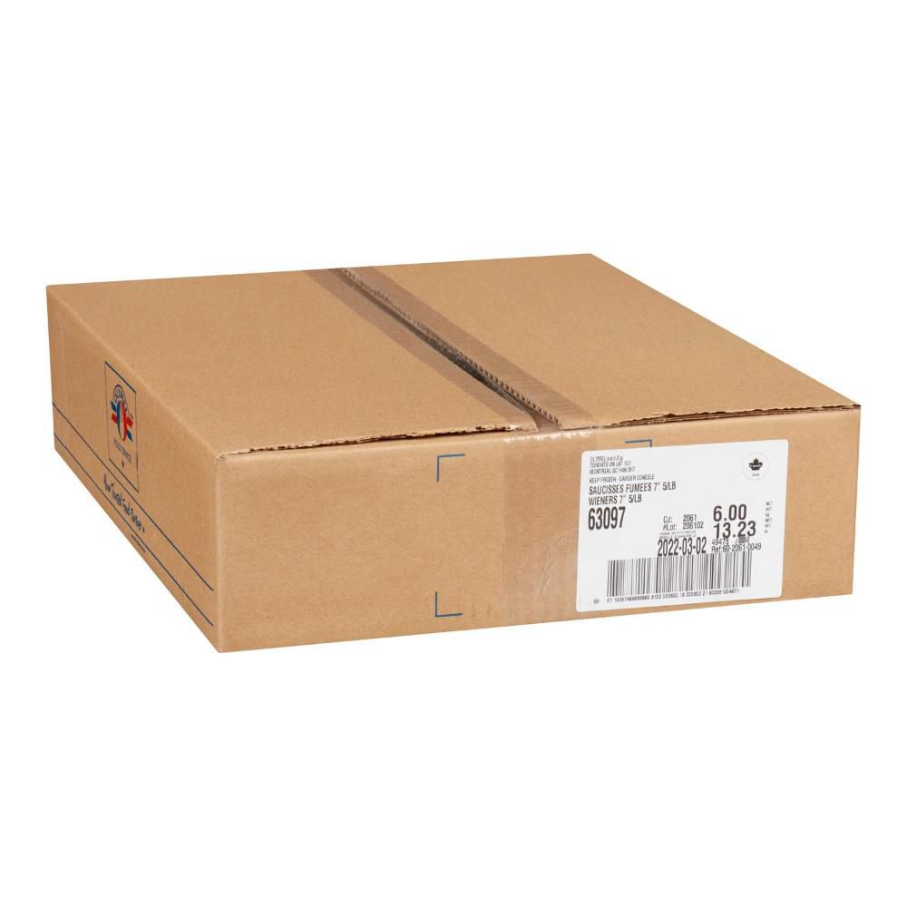 Olymel Basic Saucisses Fumées 7 Po, 6 Kg