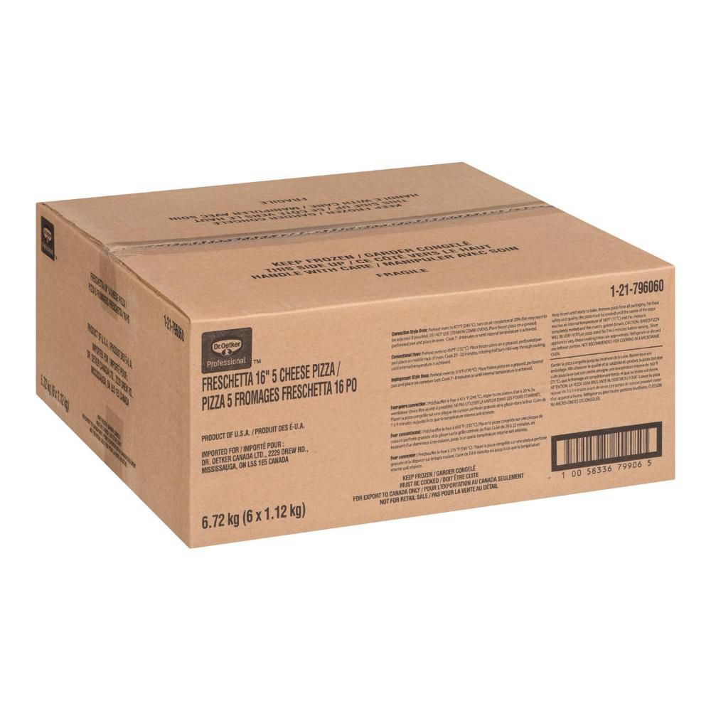 Dr. Oetker 16 In Freschetta 5 Cheese Pizza, 1.12 Kg -- 6 Per Case
