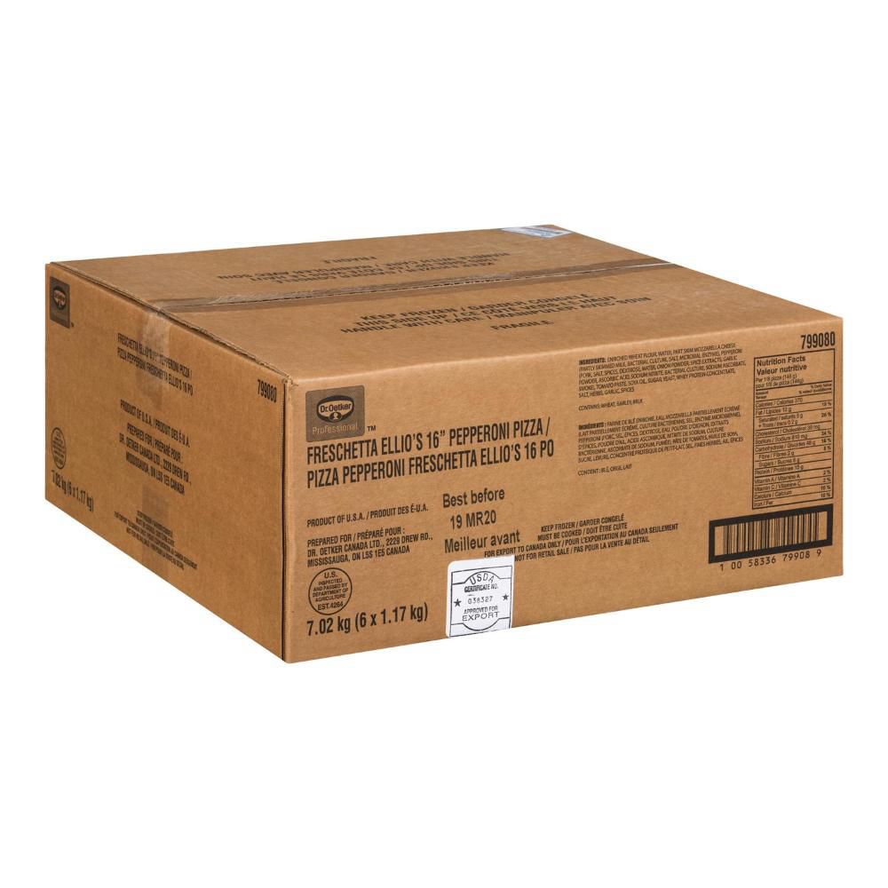 Dr. Oetker 16 In Freschetta Pepperoni Pizza, 1.17 Kg -- 6 Per Case