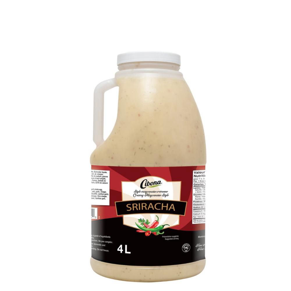 Cibona Sriracha Aioli Sauce, 4 L -- 6 Per Case