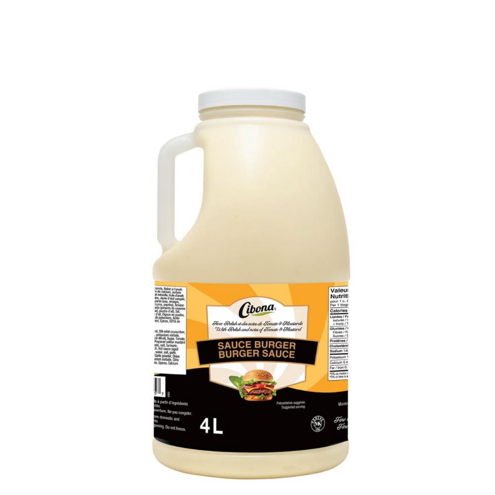 Cibona Burger Sauce, 4 L -- 6 Per Case