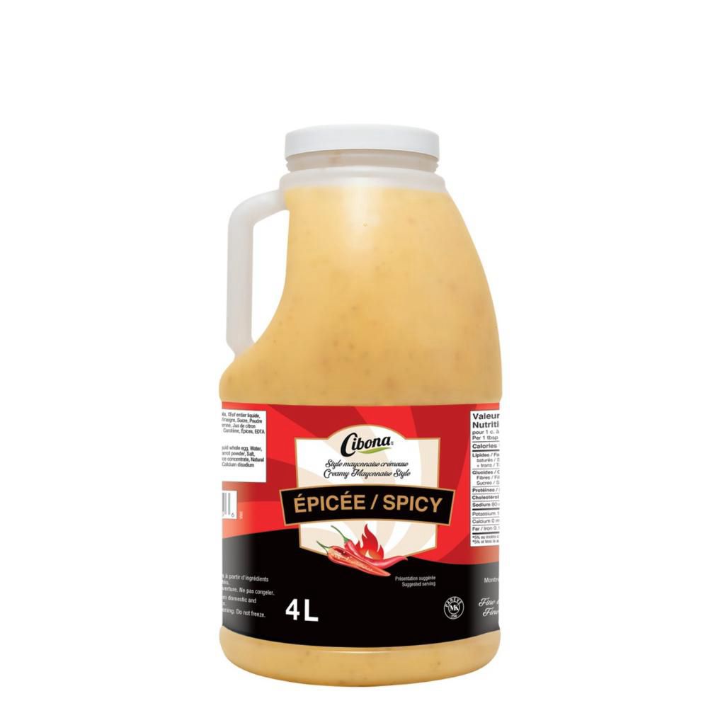 Cibona Spicy Mayonnaise, 4 L -- 6 Per Case
