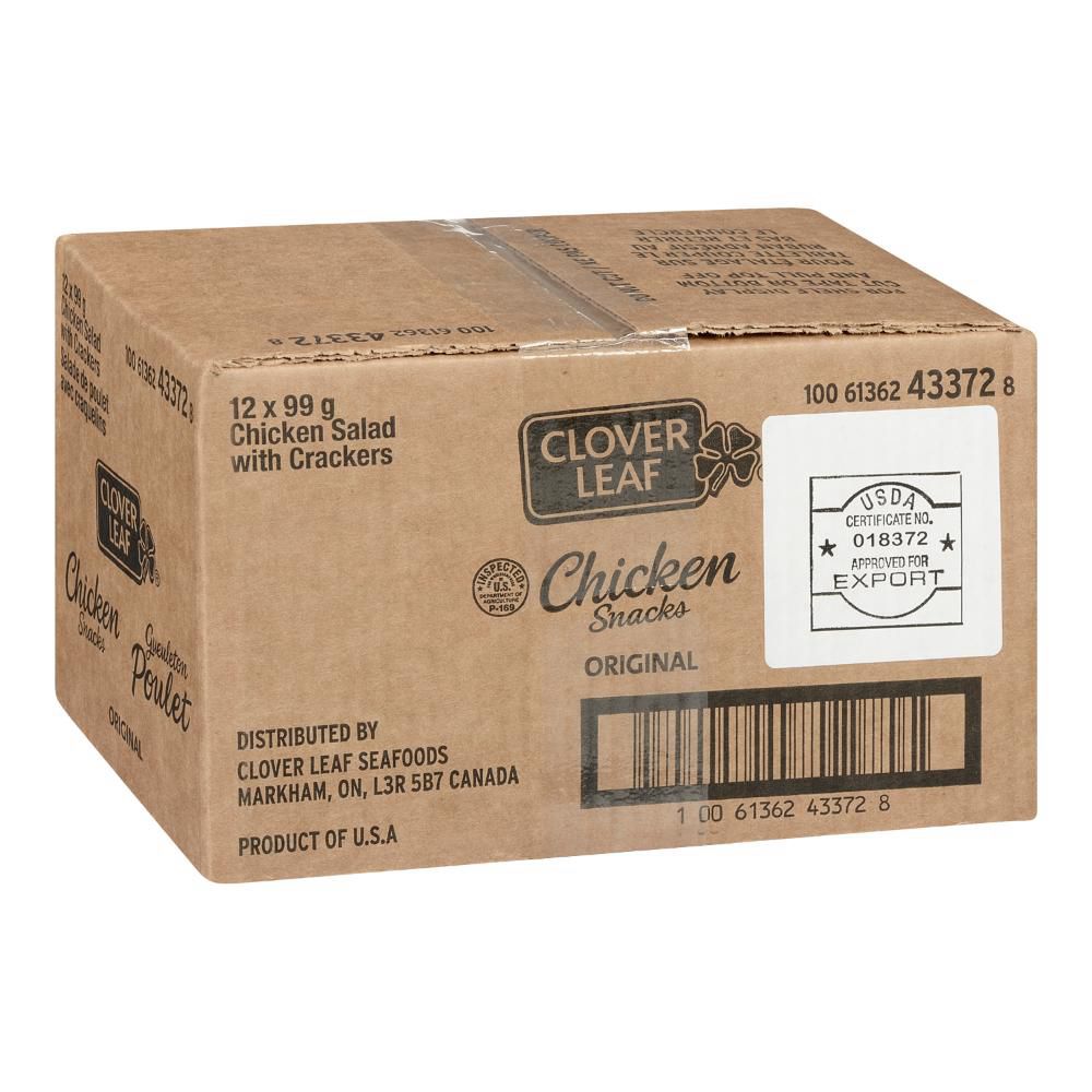 Clover Leaf Original Chicken Snacks, 99 G -- 12 Per Case