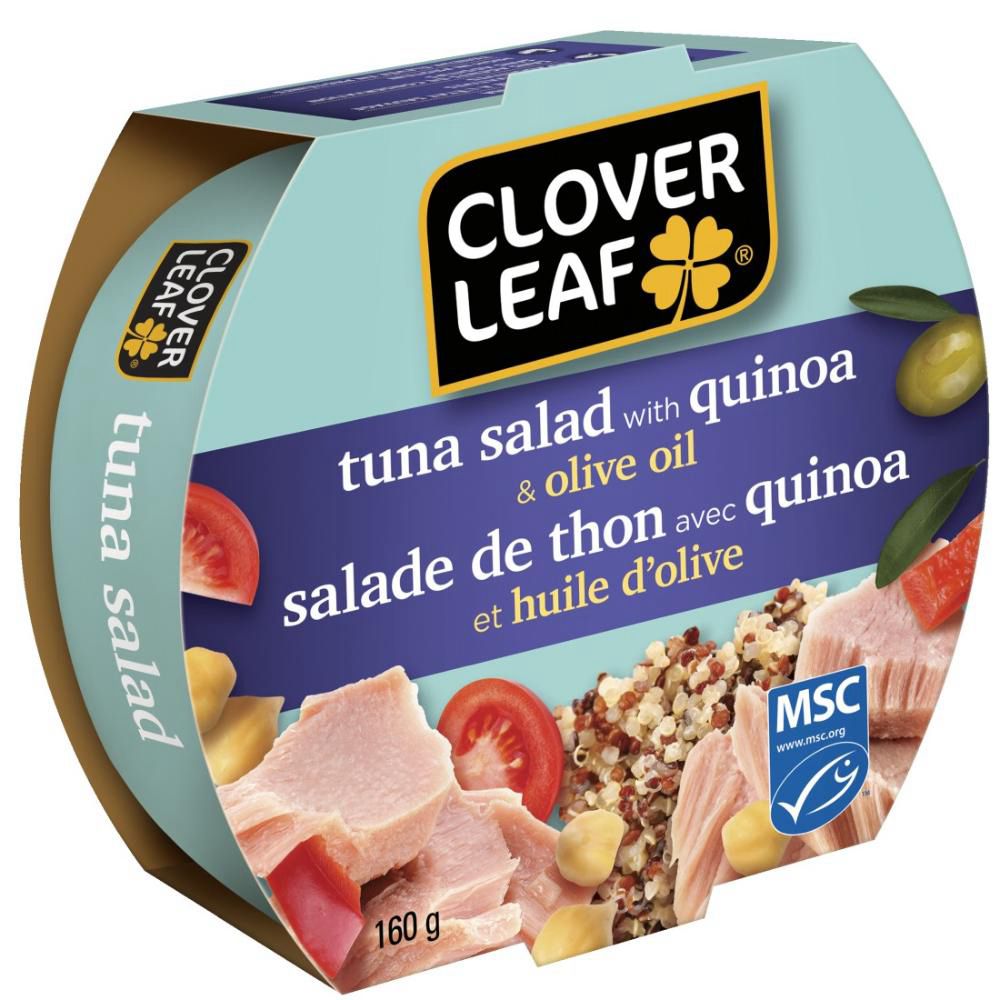 Clover Leaf Tuna Salad With Quinoa And Olive Oil, 160 G -- 8 Per Case