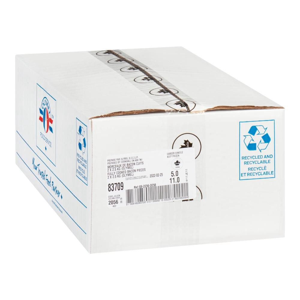 Olymel Precooked Bacon Pieces, 2.5 Kg -- 2 Per Case
