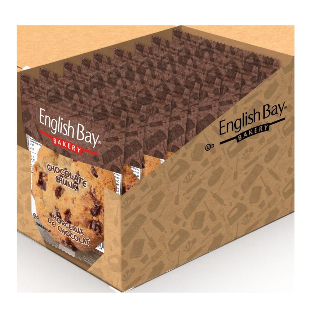 English Bay Individually Wrapped Chocolate Chunk Cookie, 3 Oz -- 9 Per Case