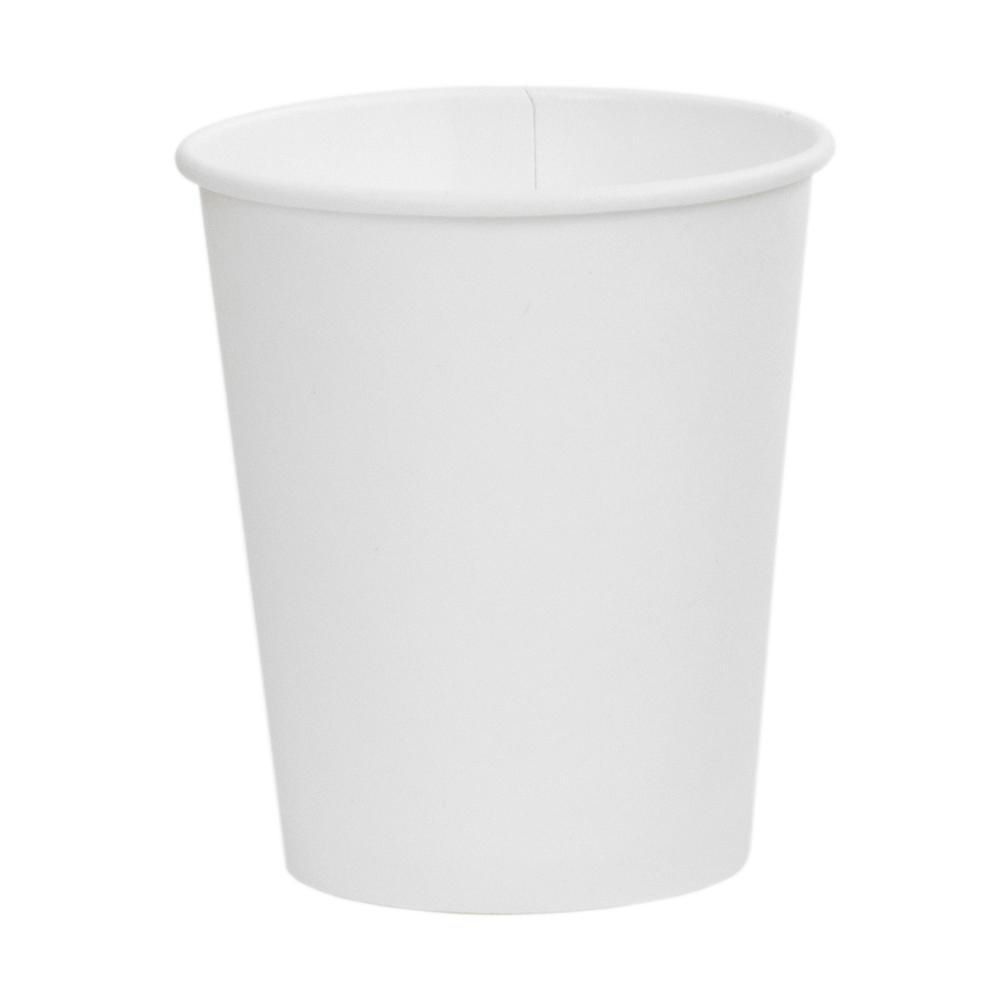 Dover Cup 8 Oz Plain White Paper Hot Cup, 50 Count -- 20 Per Case