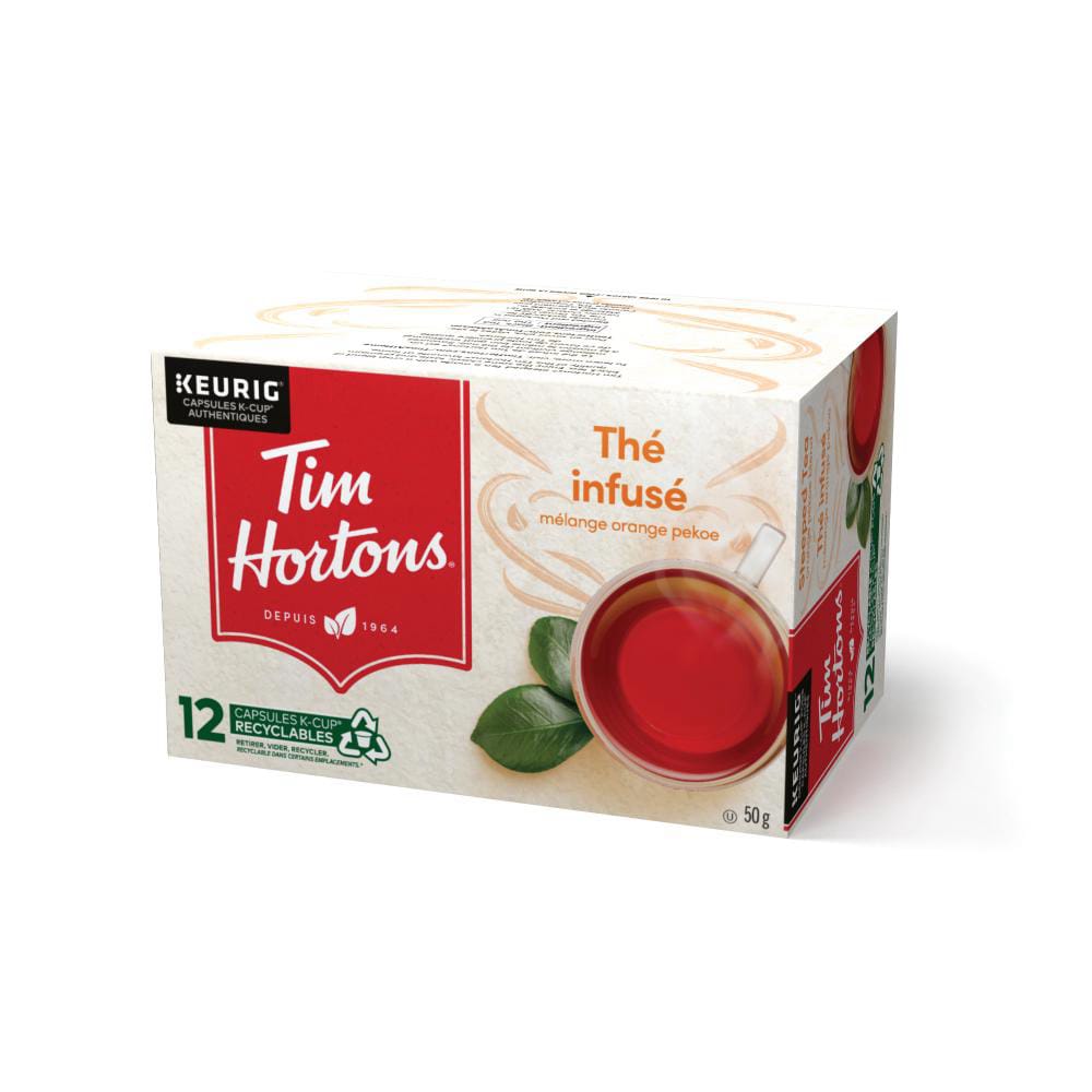 Tim Hortons Black Tea K Cup Pod, 12 Count -- 6 Per Case