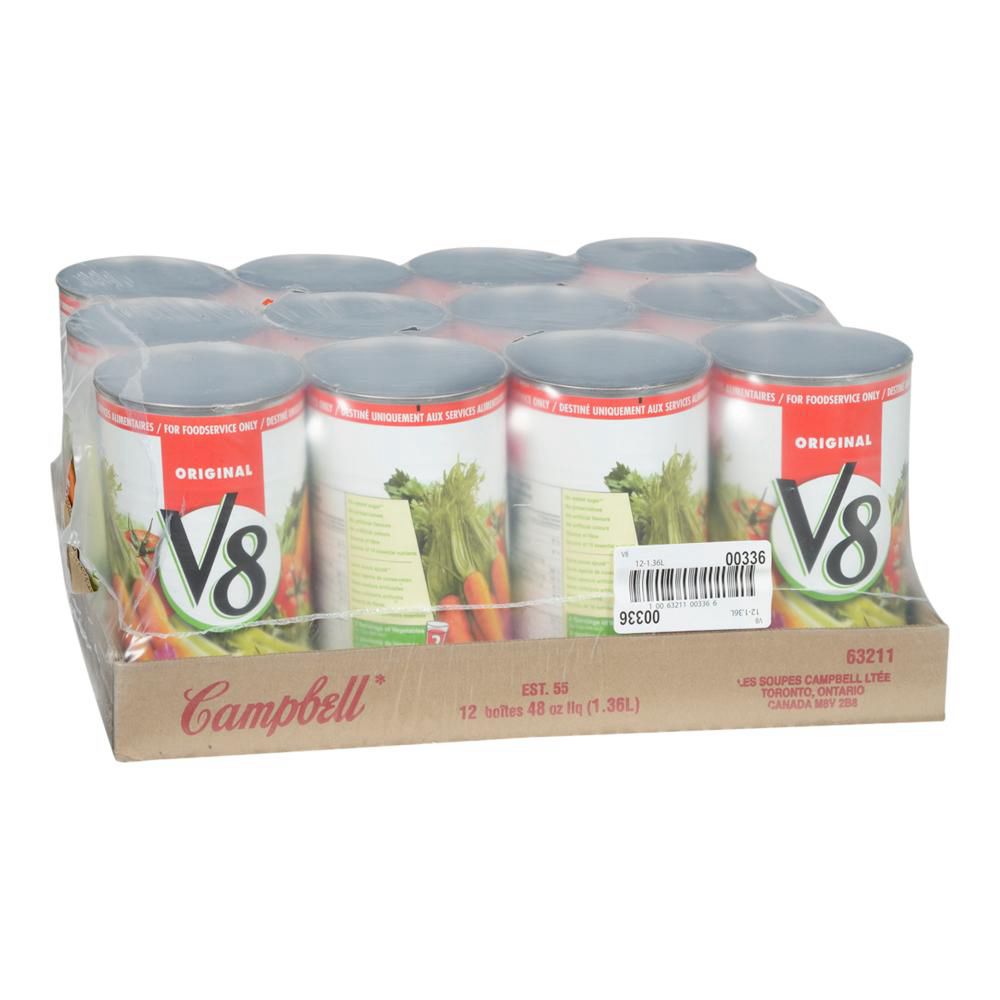 V8 Jus De Légumes Original, 1,36 L -- 12 Par Caisse