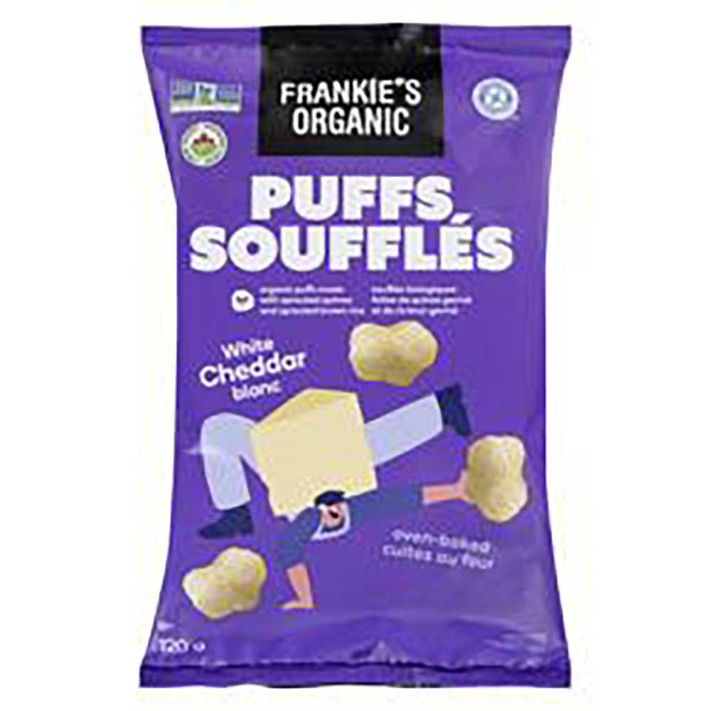 Frankie's Organic Feuilletés Au Cheddar Blanc, 120 G -- 12 Par Boîte