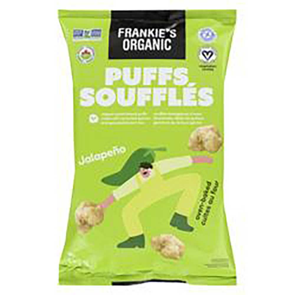 Frankie's Organic Bouffées De Jalapeño, 140 G -- 12 Par Boîte