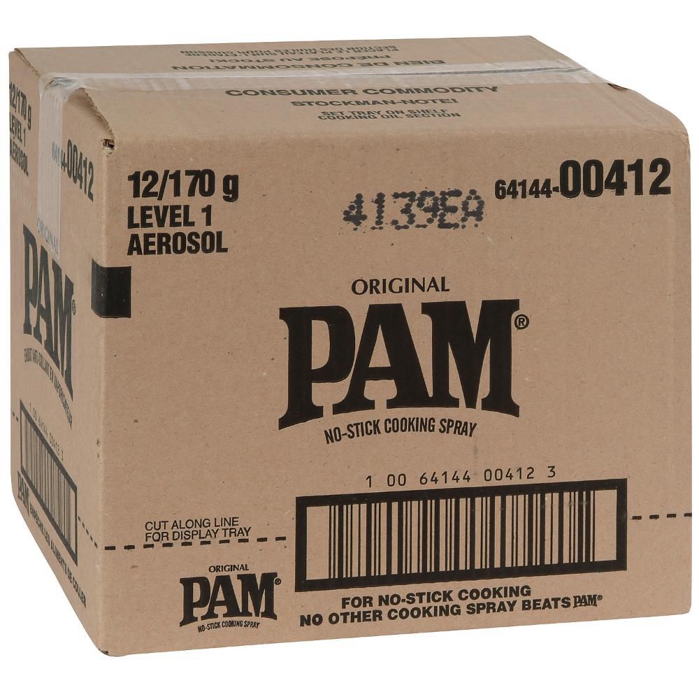 Pam Vegetable Spray Oil, 170 G -- 12 Per Case