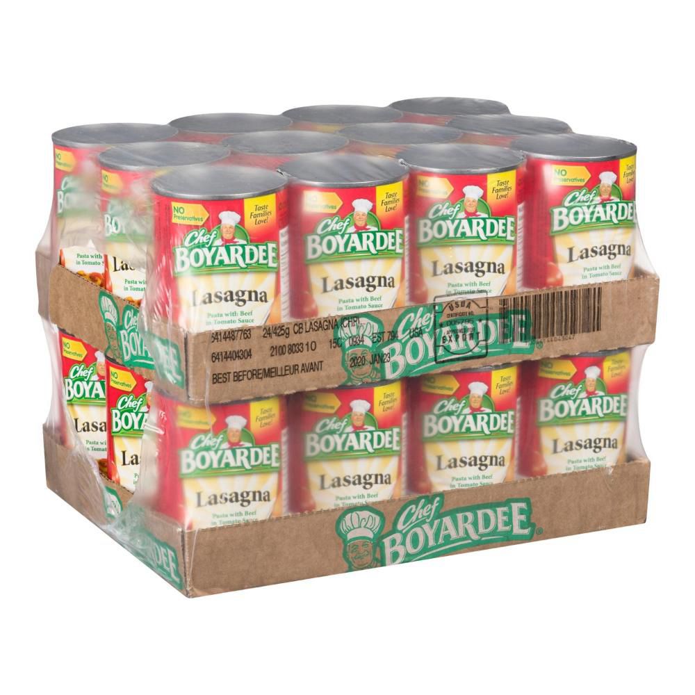 Chef Boyardee Lasagnes, Boîte De 425 G -- 24 Par Boîte