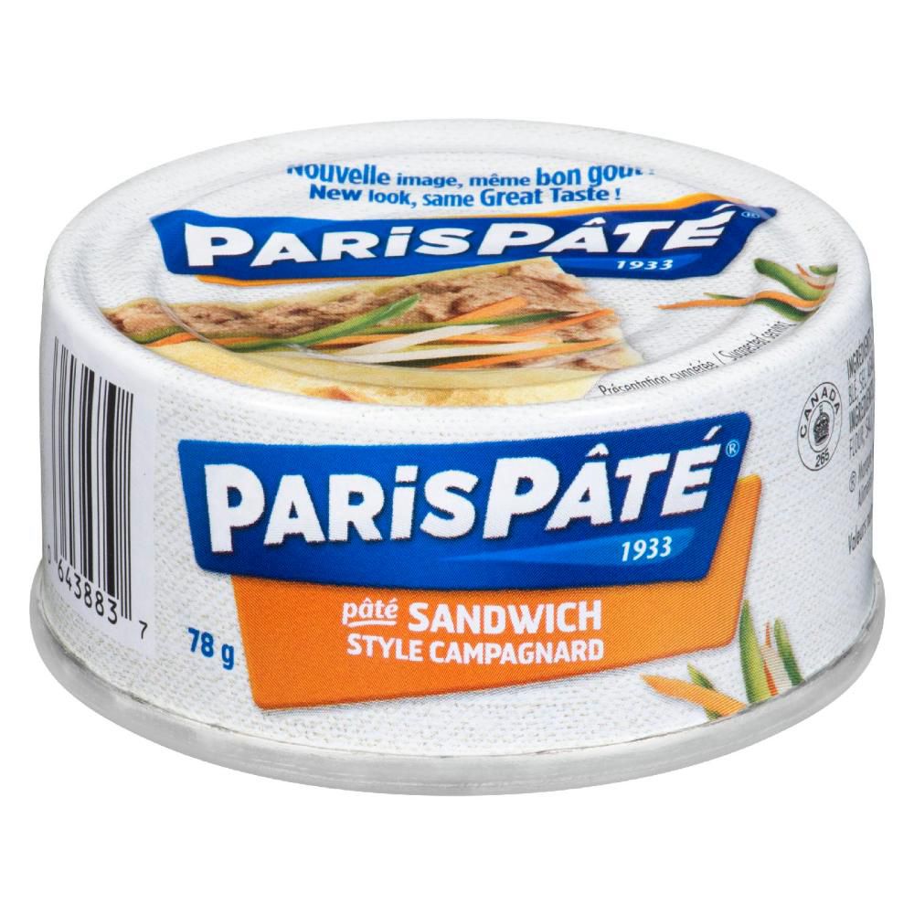 Paris Pate Dough Sandwich, 78 G -- 24 Per Case