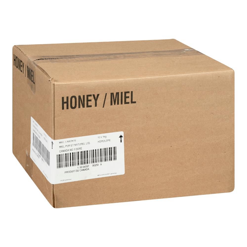 Miel Labonte Pure And Natural Honey, 1 Kg -- 12 Per Case