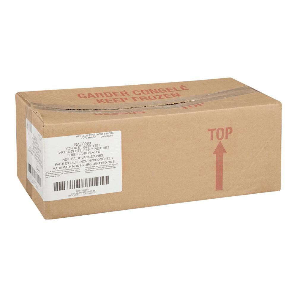 Chef Dumas 8 In Salted Jagged Pie Crust, 165 G -- 28 Per Case
