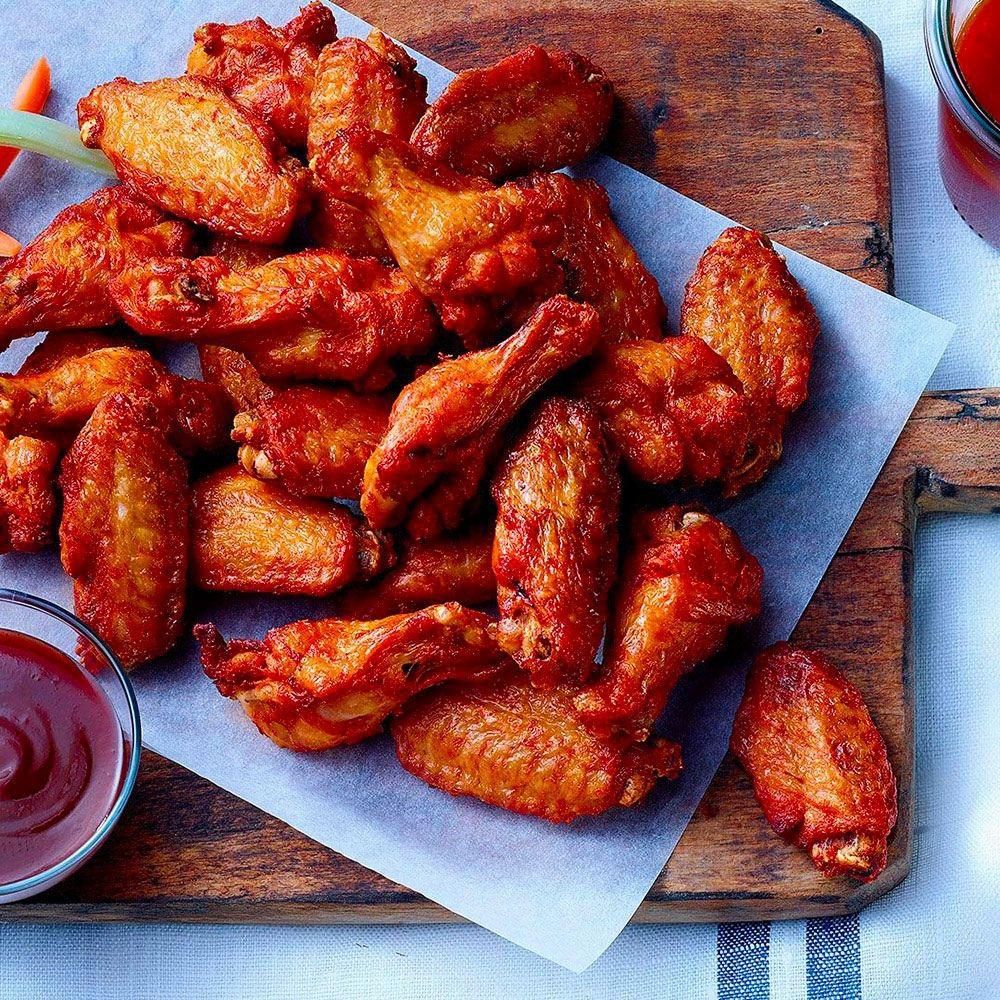 Olymel 90-120 Iqf Cooked Bbq Chicken Wings, 4 Kg