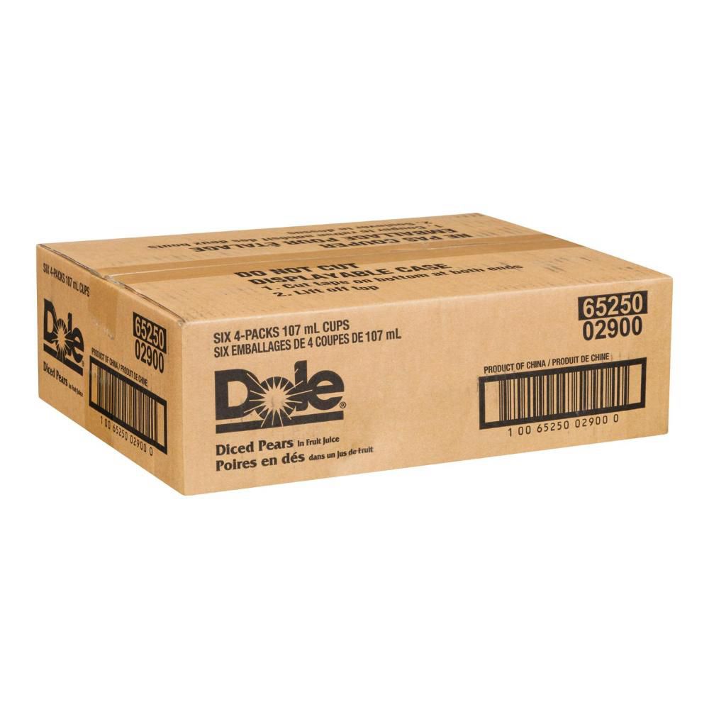 Dole Diced Pears In Fruit Juice, 107 Ml -- 24 Per Case