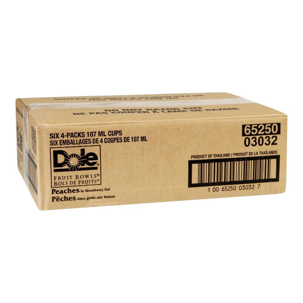 Dole Gelée De Pêche Et De Fraise, 123 G -- 24 Par Boîte