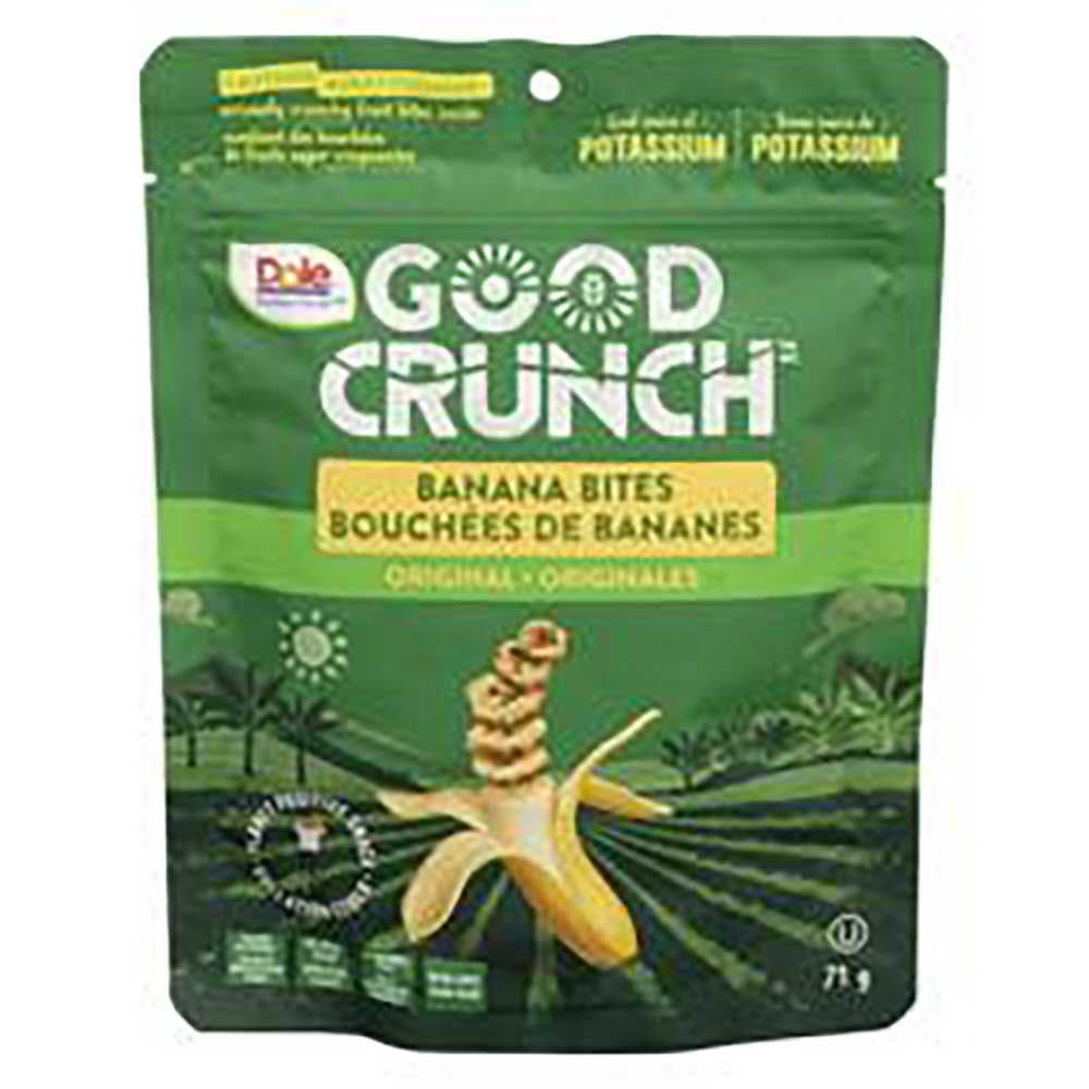 Dole Bouchées De Banane Good Crunch, 71 G -- 6 Par Boîte