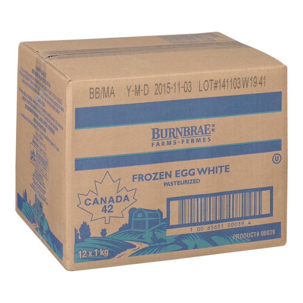 Burnbrae Liquid Egg Whites, 1 Kg -- 12 Per Case