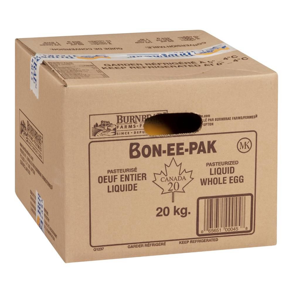 Burnbrae Œufs Entiers Liquides Allen, 10 Kg