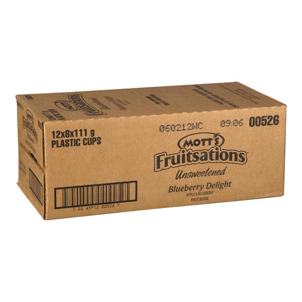 Fruitsations Sugar Free Blueberry Fruit Snack, 111 G -- 72 Per Case