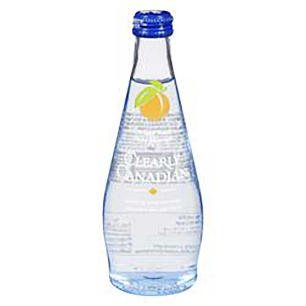 Clearly Canadian Orchard Peach Sparkling Water, 325 Ml -- 12 Per Case