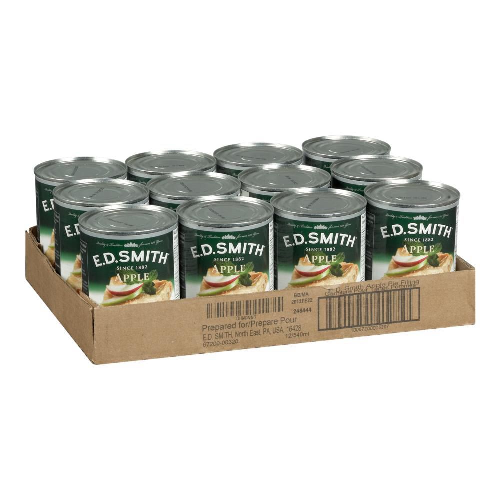 E.d. Smith Apple Pie Filling - Ready To Cook, 540 Ml -- 12 Per Case
