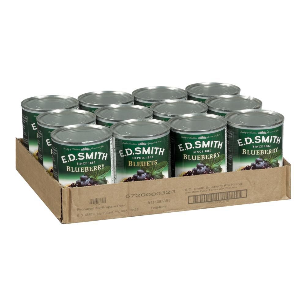 E.d. Smith Blueberry Pie Filling - Ready To Cook, 540 Ml -- 12 Per Case