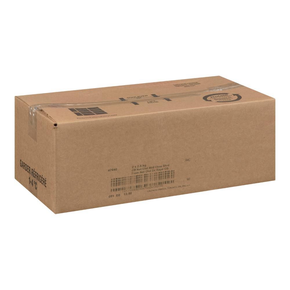 Cracker Barrel Mild Shredded Cheddar Cheese, 2.5 Kg -- 2 Per Case