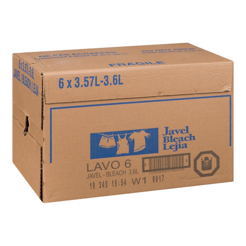 Lavo Pro 6 Percent Bleach Hard Surface Disinfectant, 3.6 L -- 6 Per Case