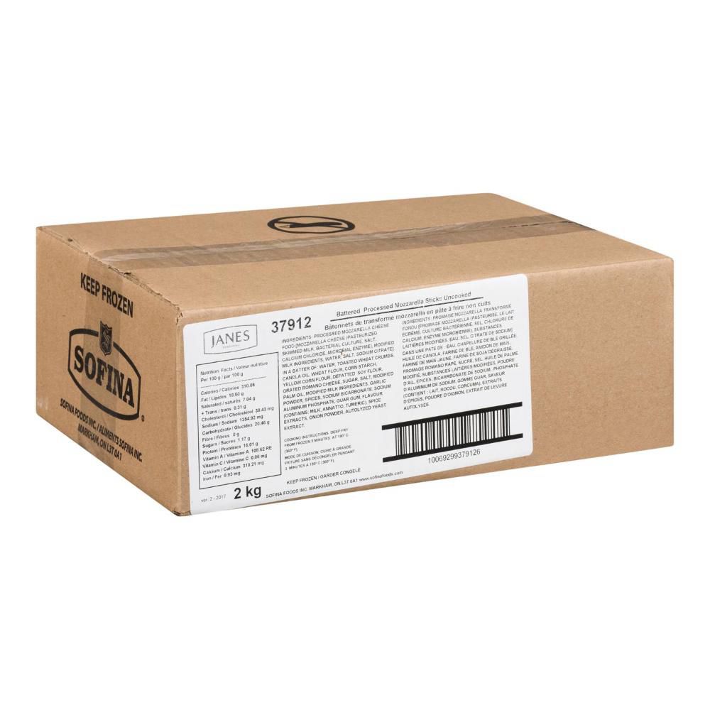 Janes Bâtonnets De Fromage Mozzarella Fondu En Pâte, 1 Kg -- 2 Par Boîte