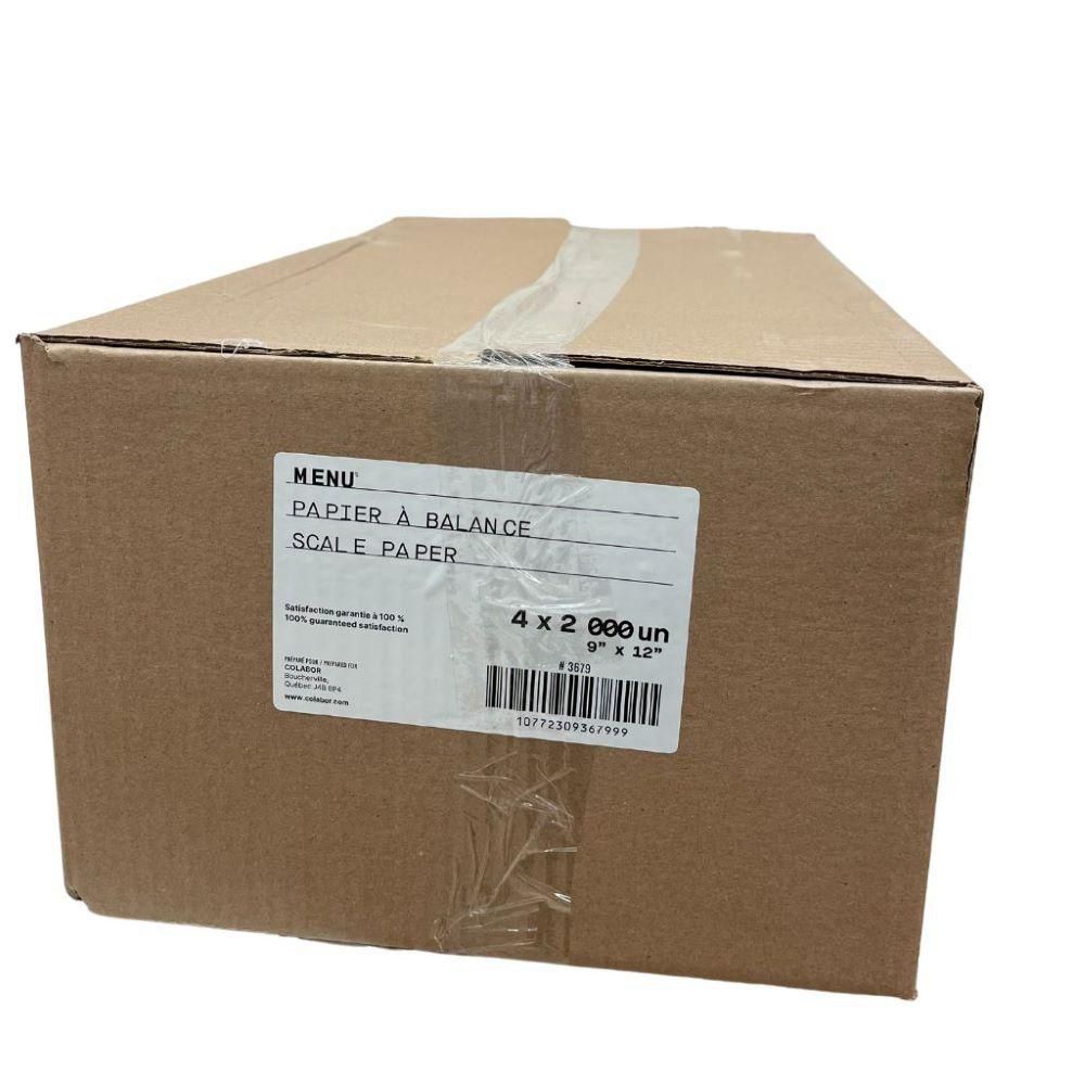Menu 9 X 12 In Scale Paper, 2000 Count -- 4 Per Case