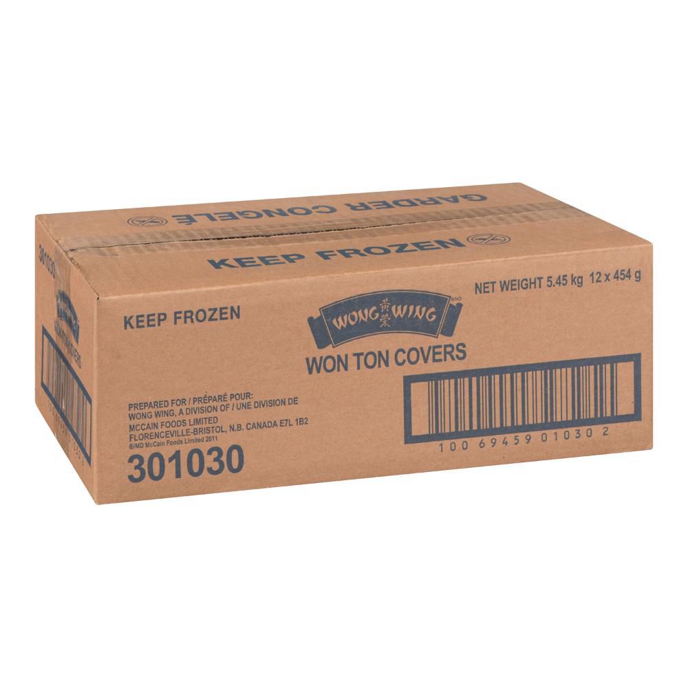 Wong Wing Won Ton Covers, 454 G -- 12 Per Case
