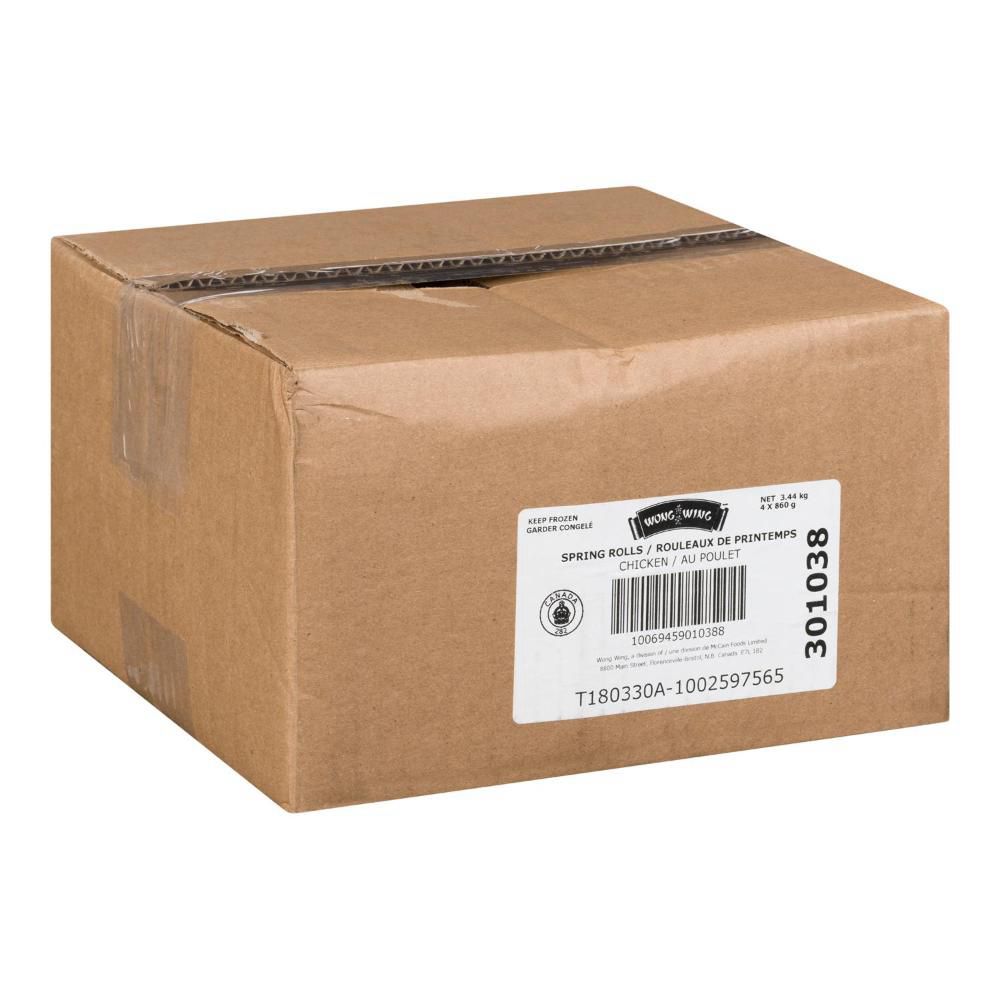 Wong Wing Chicken Spring Roll, 12 Count -- 4 Per Case