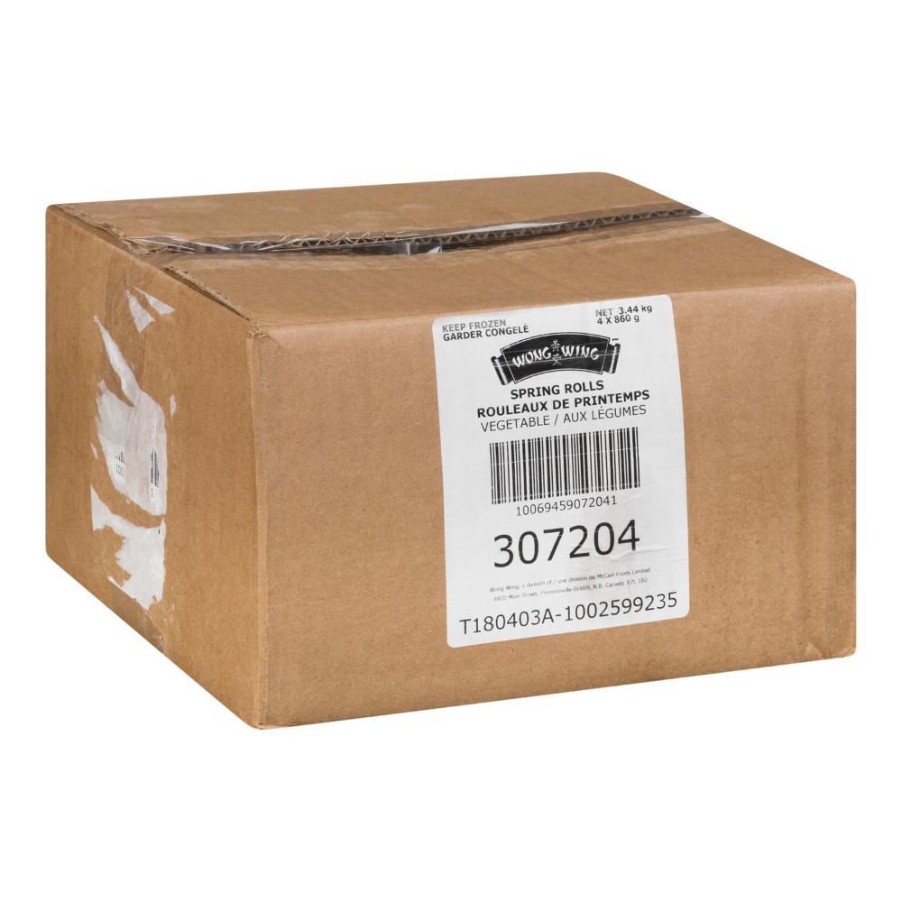 Wong Wing Roll Spring Vegetable, 12 Count -- 4 Per Case