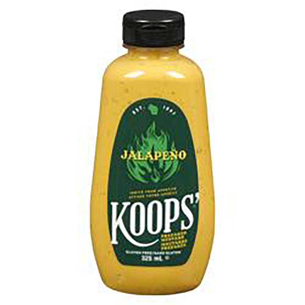Koops' Moutarde Au Jalapeño Biologique, 325 Ml -- 12 Par Boîte