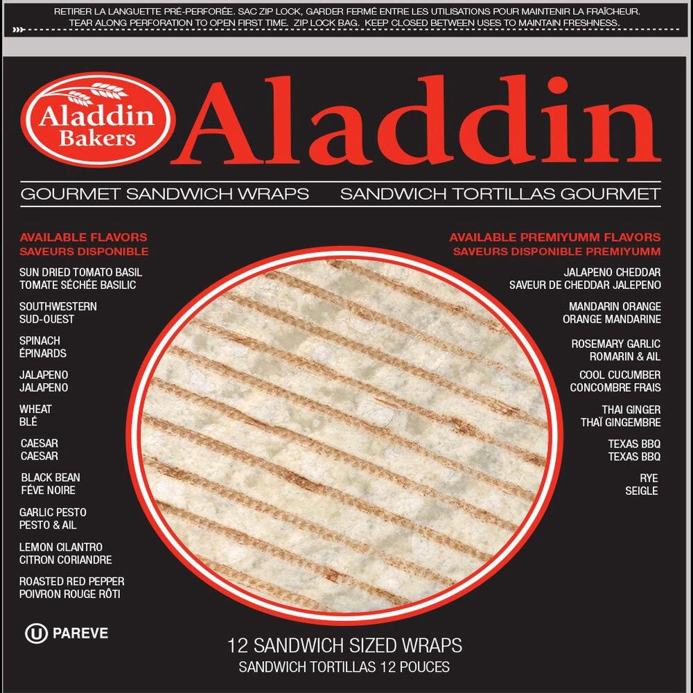 Aladdin 12 In Plain Grilled Tortilla, 12 Count -- 6 Per Case