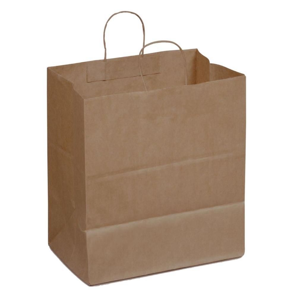 Duro Sac En Papier Naturel Super Royal Avec Poignée -- 200 Par Boîte