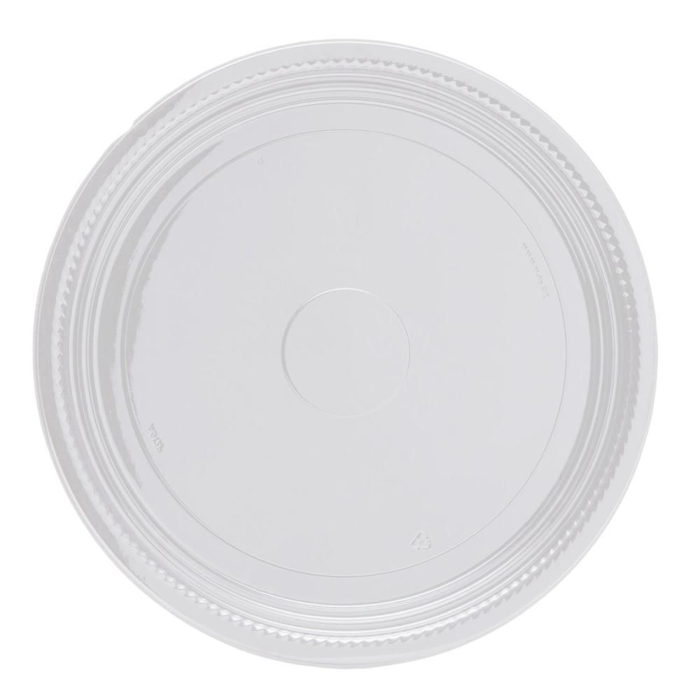 Wna 16 In Pet Clear Round Container Tray, 50 Count